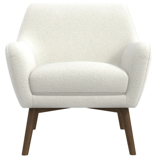 Mid-Century Modern Boucle Armchair