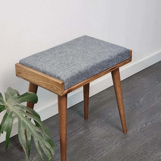 Handmade Solid Wood Ottoman