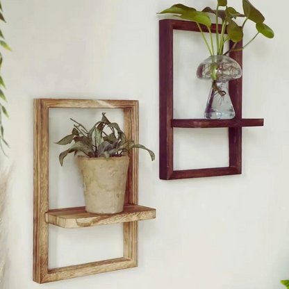 Wooden Floating Shelves