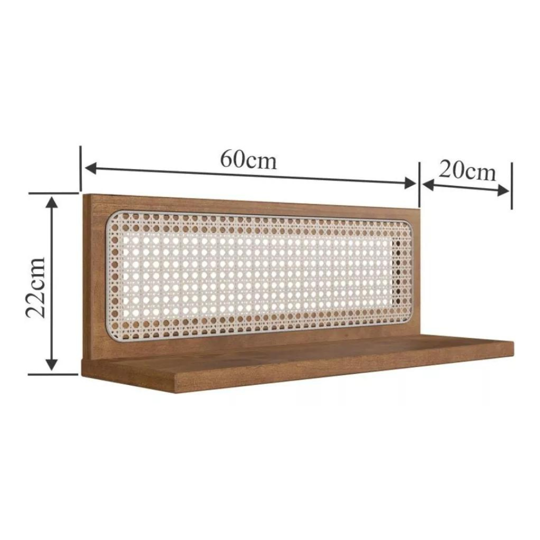 Elevate Shelf - Premium Walnut High Gloss Shelf