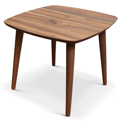 Elegant Walnut Square End Table