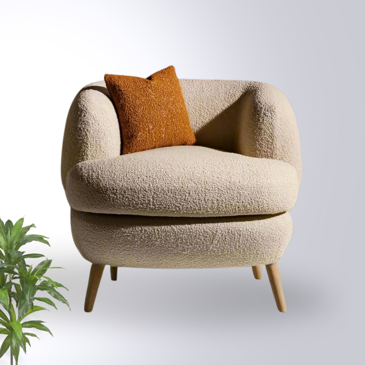 Puff Boucle Armchair